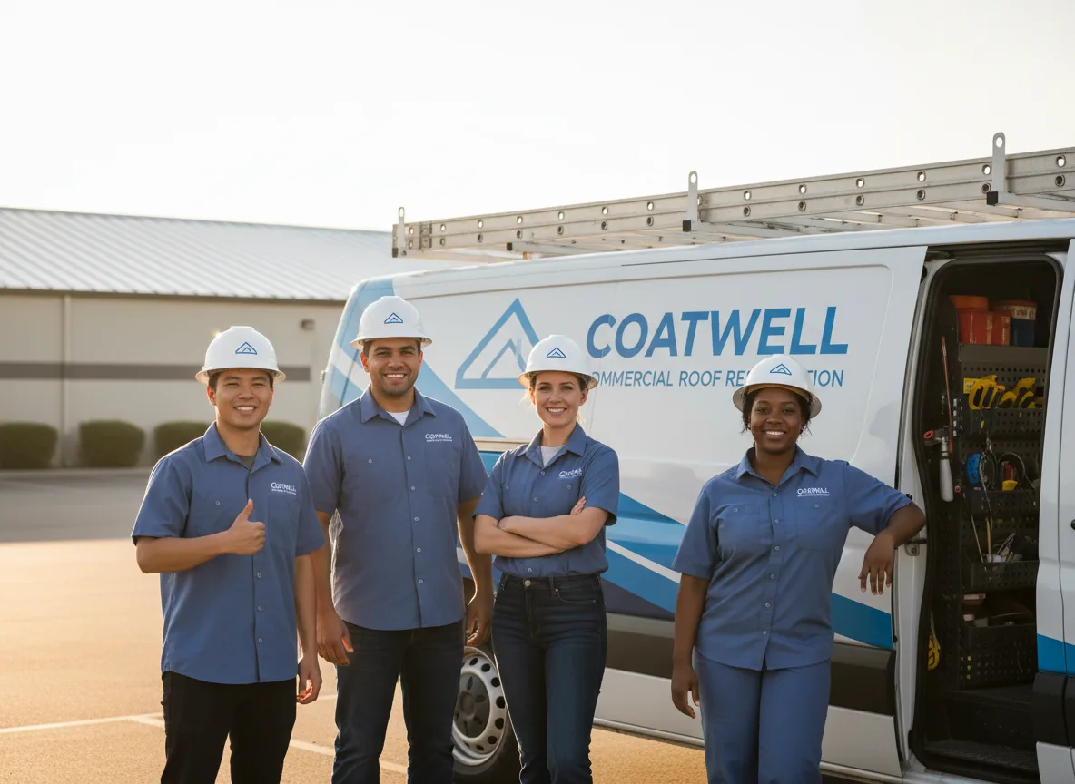 Commercial roof coating company in Reubens, ID